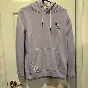 GOAT Lavender Hoodie with Embroidered Detail, size Medium